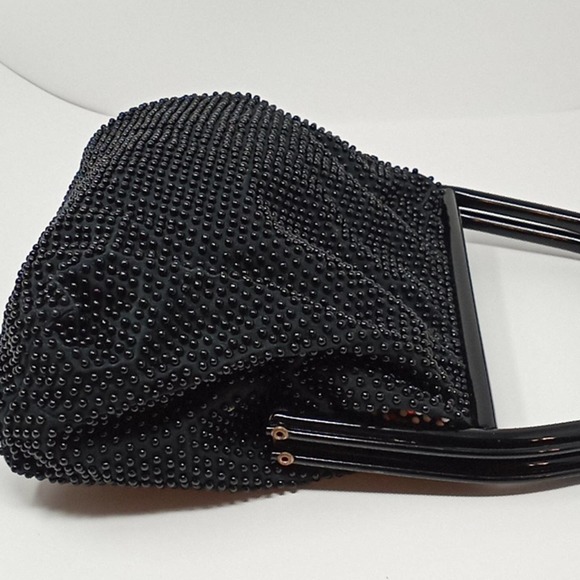 Vintage 1980's Boho Beaded Reversible Retro Handbag - Picture 8 of 14